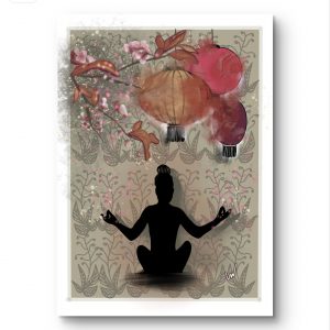 Illustration Digitale - Sérénité - 29.7x40cm