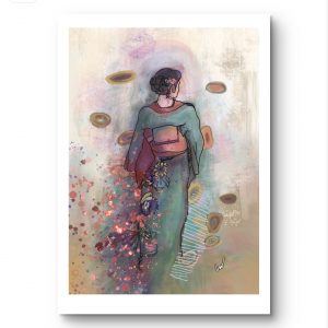 Illustration Digitale - Geisha 2 - 29.7x40cm