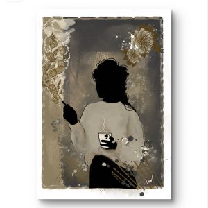 Illustration Digitale - Pause café - 29.7x40cm